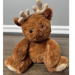 Asher Brown Moose Plush Stuffed Animal Toy Kids Nursery Decor